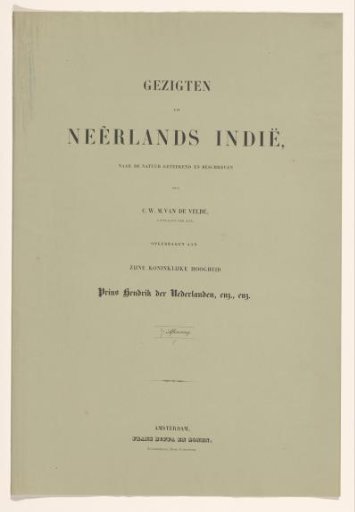 Cover with text pages and prints on the Dutch East Indies: seventh installment