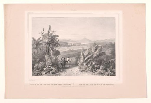 View of a remote village near Tondano