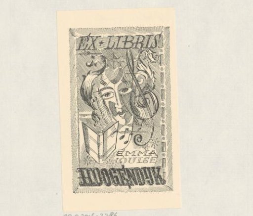 Ex libris of Emma Louise Hoogendijk
