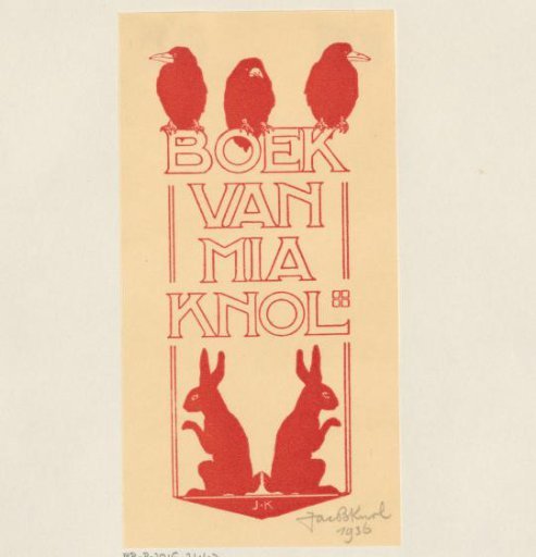 Ex libris of Mia Knol