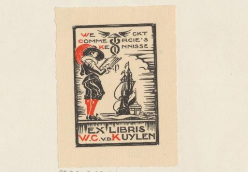 Ex libris of W.C. v.d. Kuylen