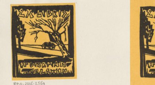 Ex libris of H. Bierman-Lewin