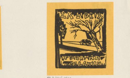 Ex libris of H. Bierman-Lewin