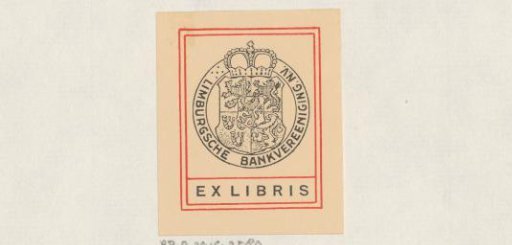Ex libris of the Limburgsche Bankvereeniging N.V.