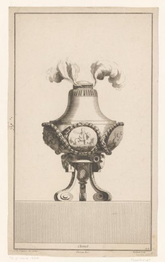 Fire-dog in the form of a smoking vessel
