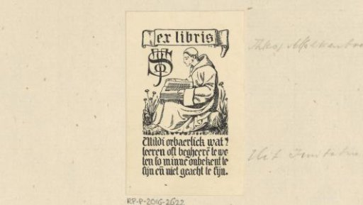 Ex libris of J.S.