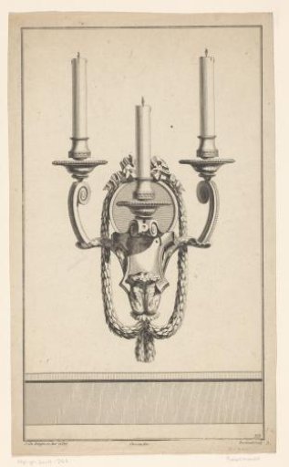 Three-armed girandole