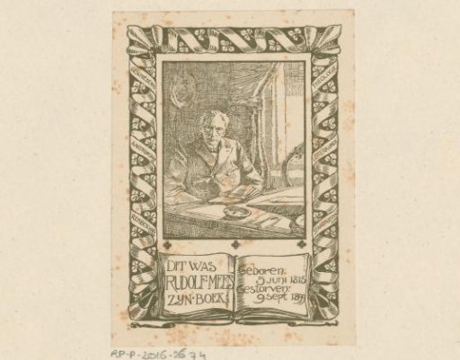 Ex libris of Rudolf Mees