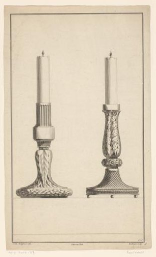 Two candlesticks