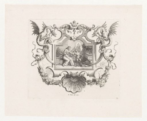 Nicolas Boileau with a satyr