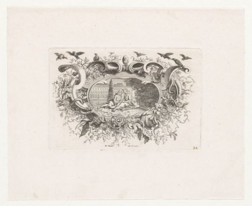 Lovers in a garden