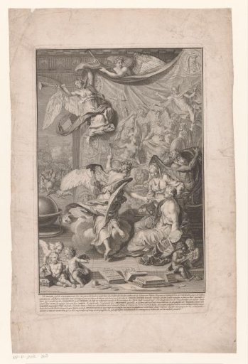 History gives painting a pen to record the histories of the Dutch princes