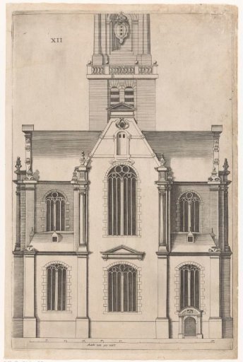 Side View of the Westerkerk with Tower