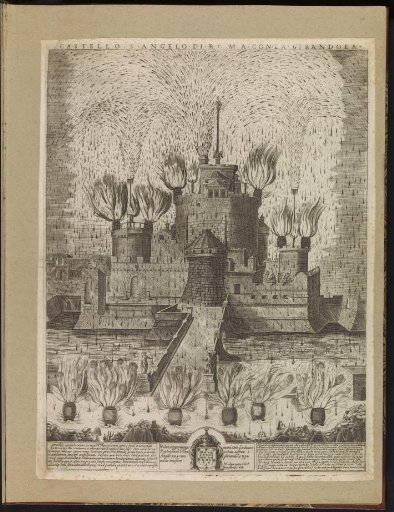 Fireworks from the Castel Sant'Angelo