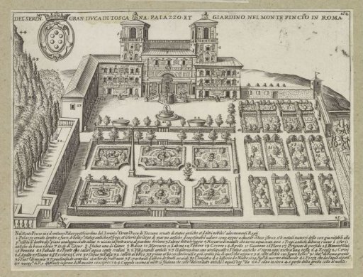 Villa Medici and Gardens in Rome