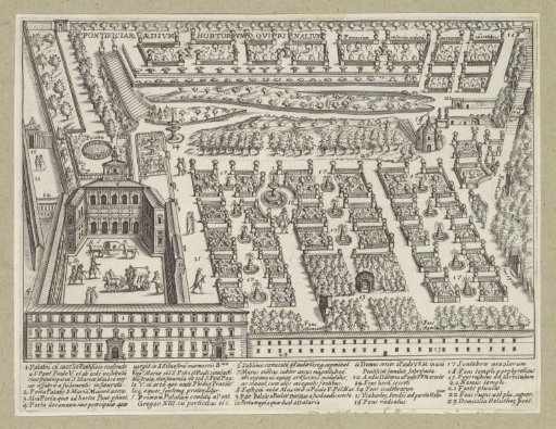 Palazzo del Quirinale and Gardens on the Quirinal in Rome