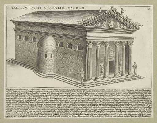 Temple of Peace on the Via Sacra in Rome