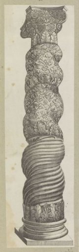 Twisted column from St. Peter's Basilica (Colonna Santa)