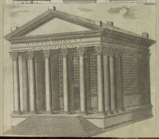 Temple of Antoninus and Faustina in Rome