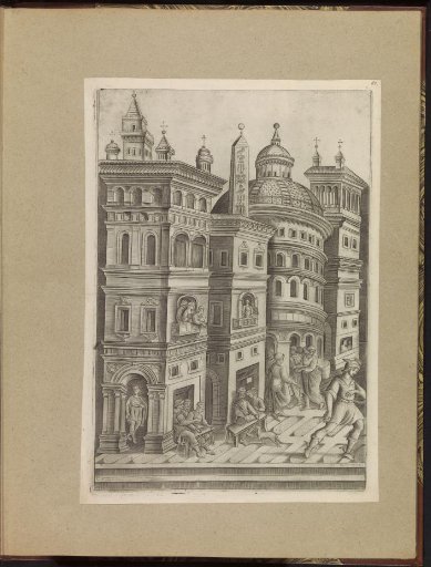 Buildings on the ancient Capitoline Hill in Rome