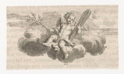 Angel with the flowering staff of Aaron