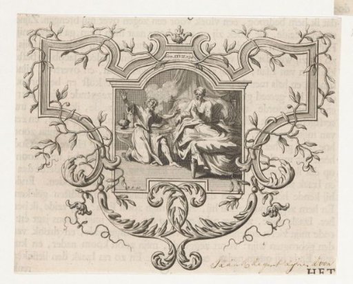 Esau with his father Isaac