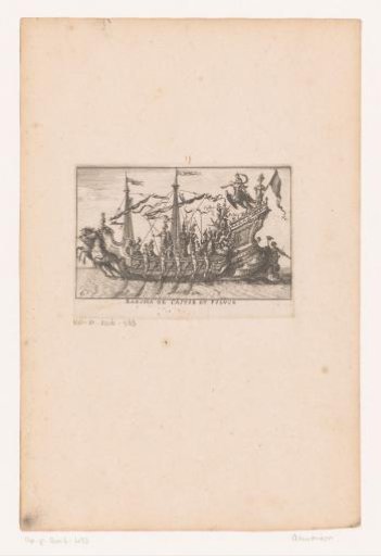 Ship with Castor and Pollux