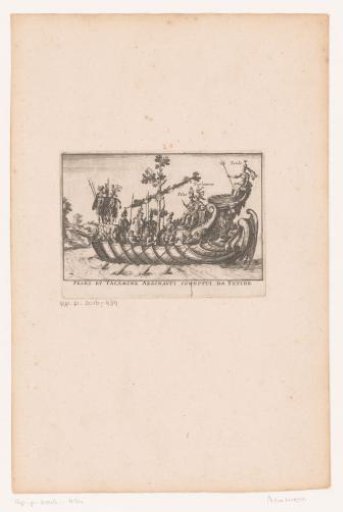 Ship with Peleus, Telamon and Thetis