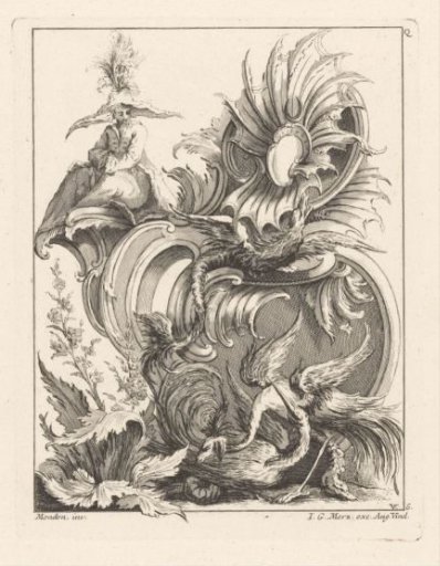 Rocaille and fantastical animals