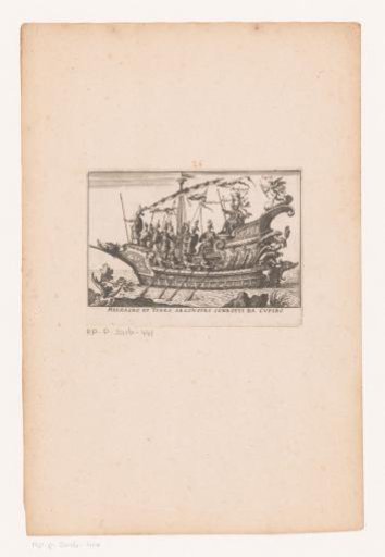 Ship with Meleager, Tydeus and Amor