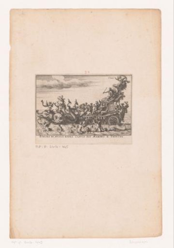 Ship with musicians and Glaucus