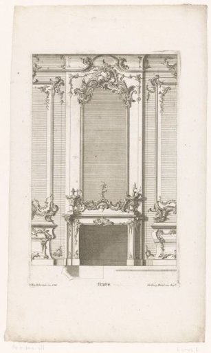 Fireplace with vases