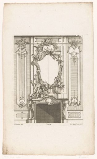Chimneypiece with putti