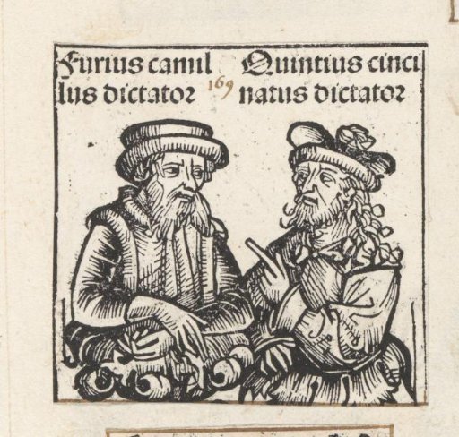 Furius Camillus and Quintius Cincinnatus