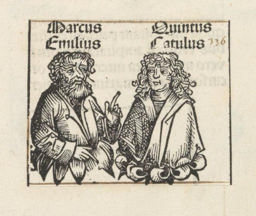 Marcus Aemilius Lepidus and Quintus Lutatius Catulus