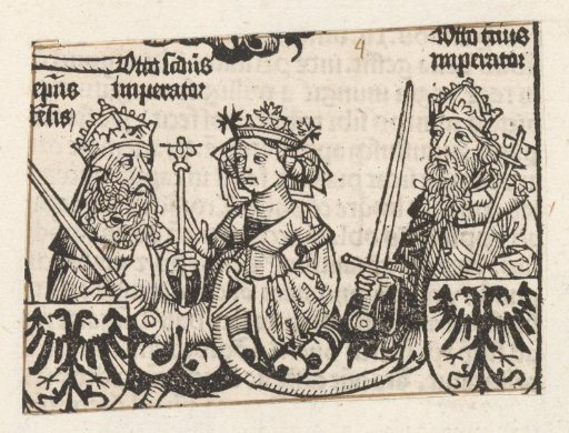 Emperors Otto II and Otto III