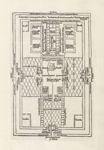 Plan of the Temple in Jerusalem