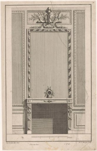 Chimneypiece with Wapen Trophy