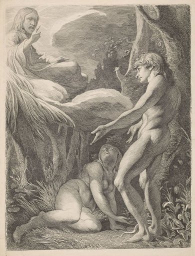 The discovery of Adam and Eve after the Fall