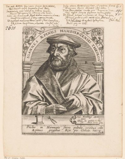 Portrait of Johannes Aepinus