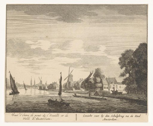 View of the Amstel at the inn De Schulp