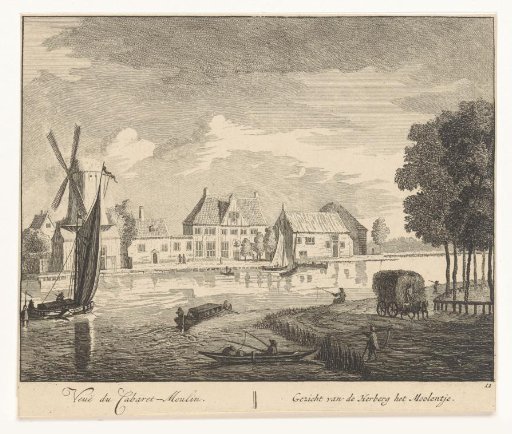 View of the Amstel at the inn Het Molentje