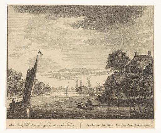 View of the Amstel at Huis De Omval