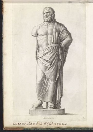 Sculpture of Asclepius