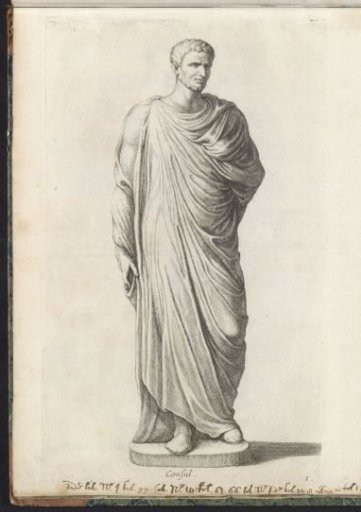 Sculpture of a consul