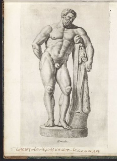 Sculpture of Hercules