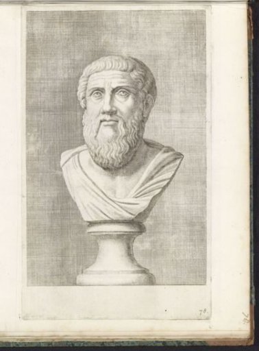 Bust of a bearded man, facing front