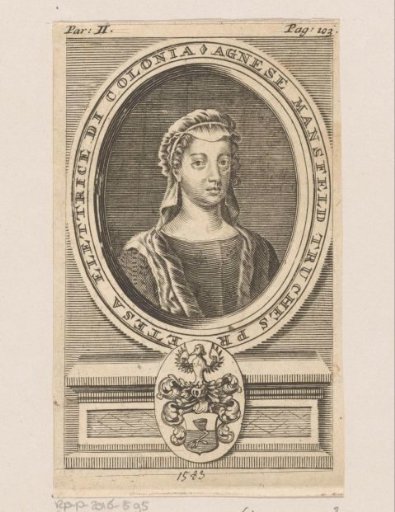 Portrait of Agnes, Countess of Mansfeld