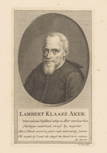 Portrait of Lambert Klaasz. Aker