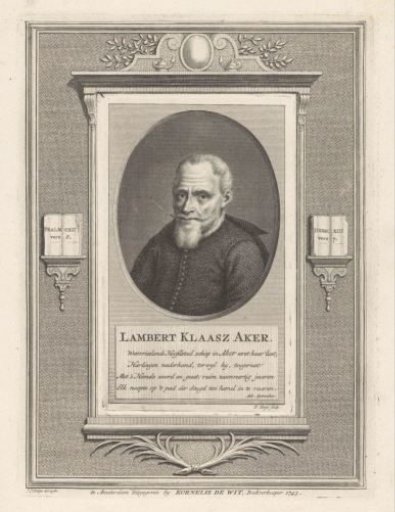 Portrait of Lambert Klaasz. Aker